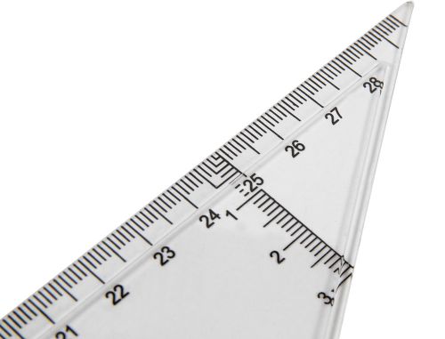 Esquadro liderpapel triangulo plastico 30 cm , Liderpapel , 20435 , 8423473204355